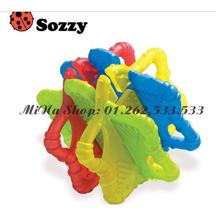 Đồ chơi gặm nướu sơ sinh an toàn cho trẻ,chiếc gặm nướu an toàn hãng Sozzy cho bé sơ sinh-Shopmina123