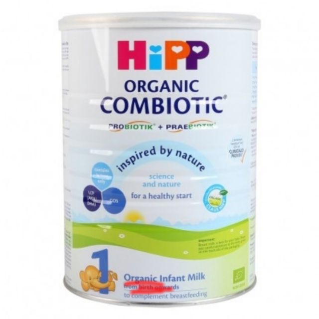 (Thu nắp Nhựa)Sữa HiPP Combiotic Organic số 1 (800g)