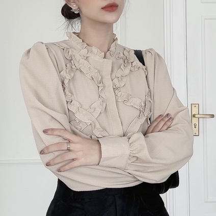 [BBSTORE'S] Áo Tay DÀI Phối Ren -A809