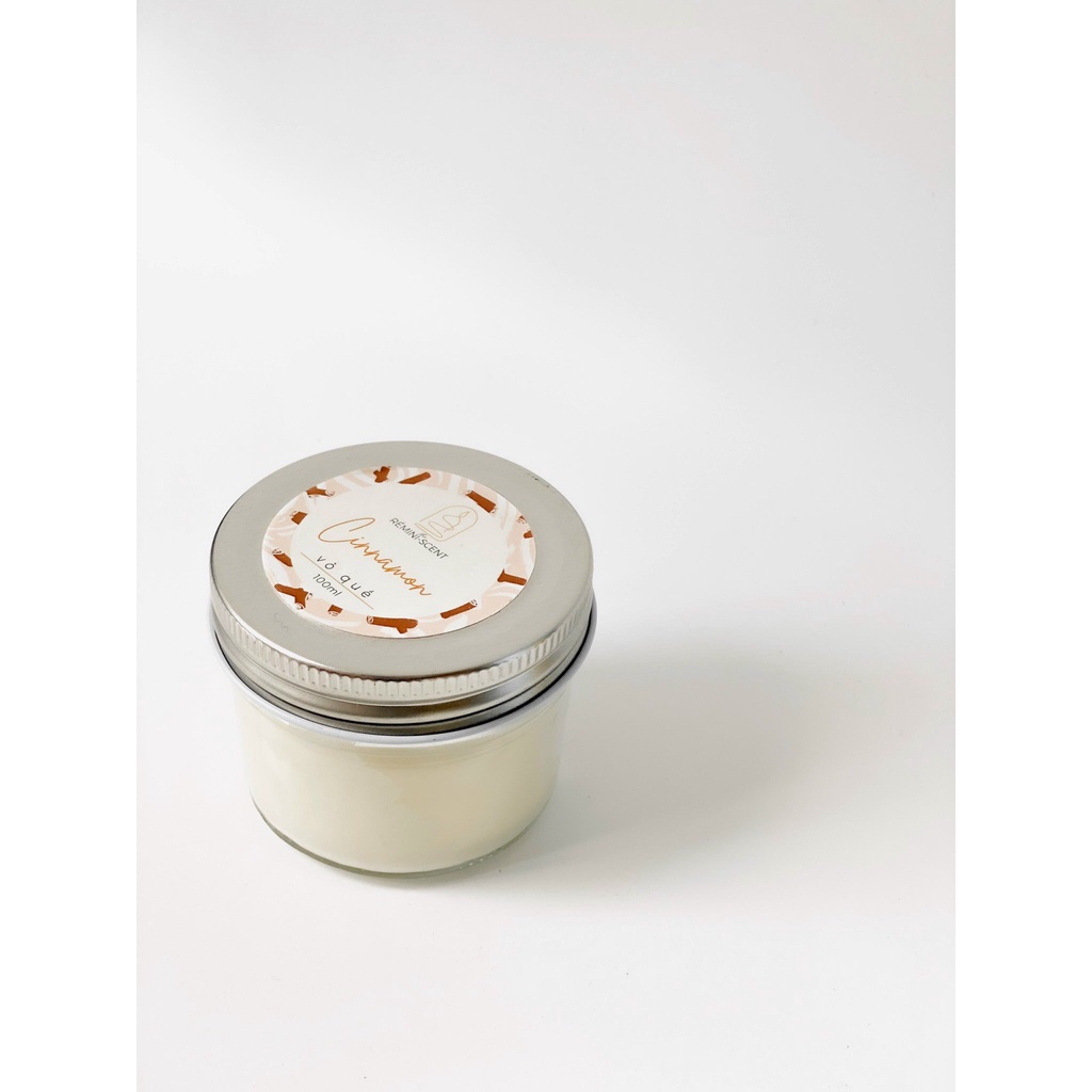 Nến Thơm Organic hương Vỏ Quế 100ml