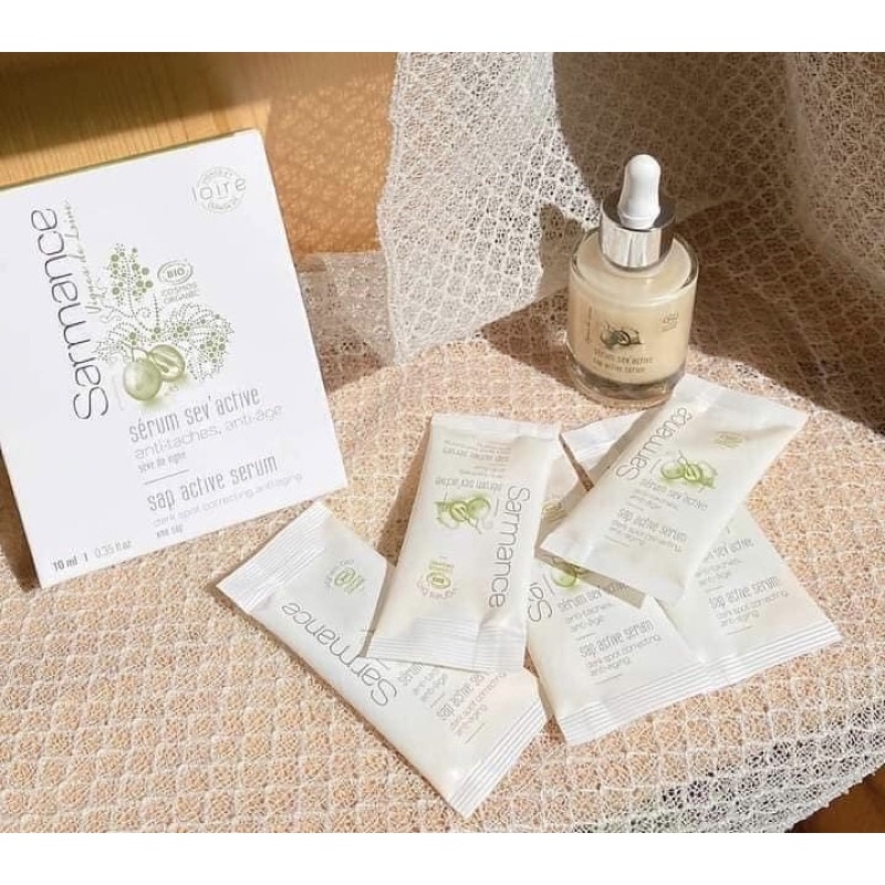 Serum Sarmance Sev’Active chiết xuất mủ nho dưỡng trắng da