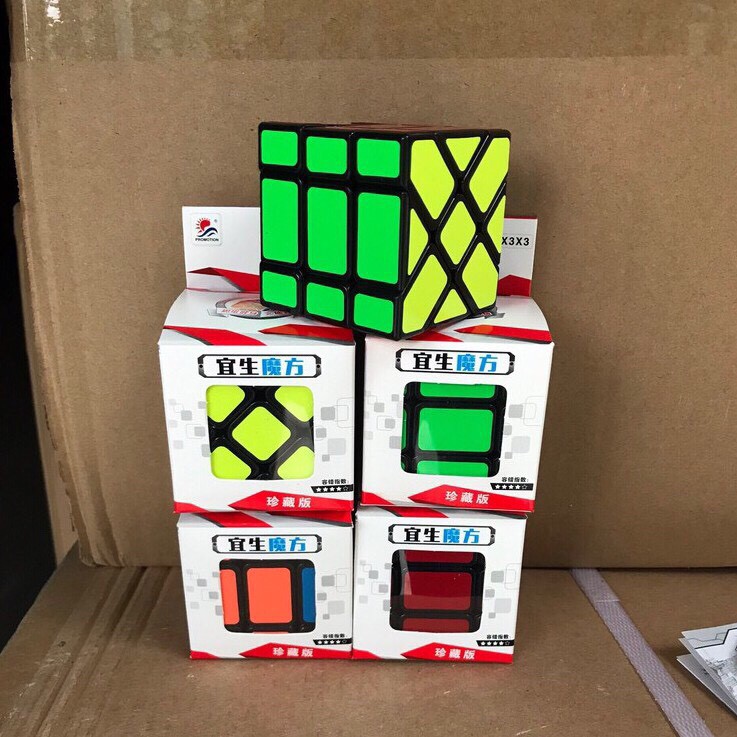 Rubik khối vuông tam giác tổng hợp xả stress, luyện tư duy và phản xạ kích thước 6x6x6