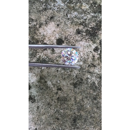 Viên rời Moissanite 2,5ly trắng nước D, VVS1