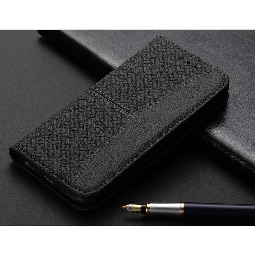 Bao da từ tính Flip Wallet Case cho điện thoại Samsung Galaxy A23 A33 A53 A73 5G A12 A32 A52 A52S 4G 5G