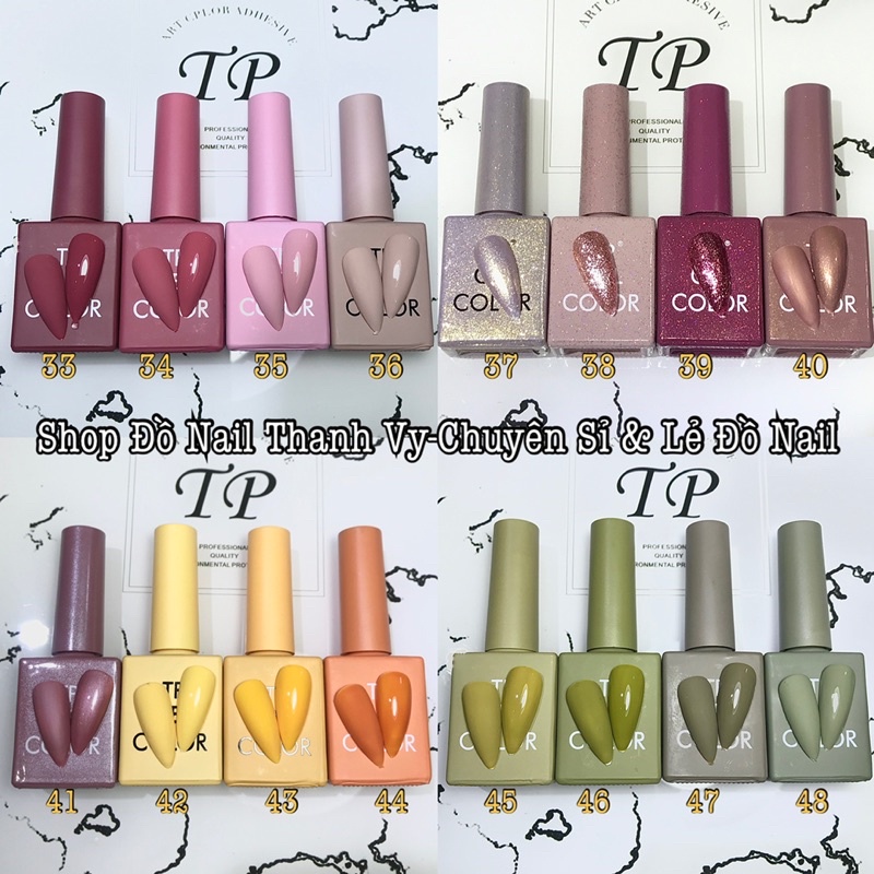 Sơn Gel TP Cao Cấp, Sơn Chọn Lẻ Từ Màu 21-40 [Thanh Vy Nail]