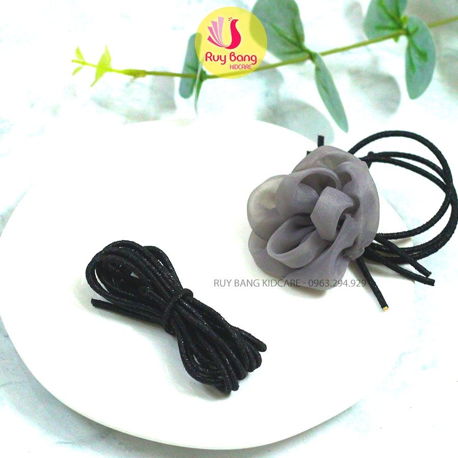 Chun buộc tóc nhũ met - cuộn 5m