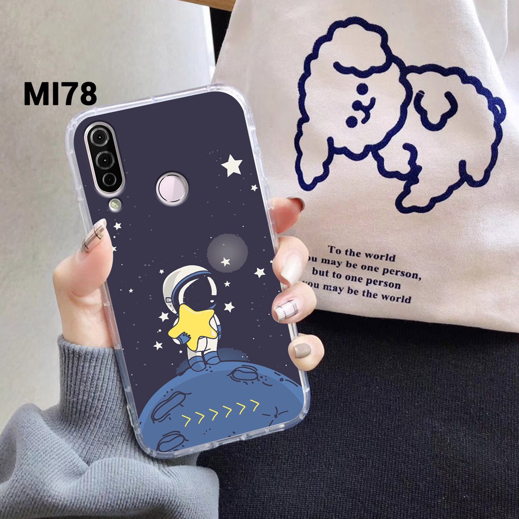 Ốp lưng VSmart Joy 3 dẻo trong in hình vũ trụ dễ thương