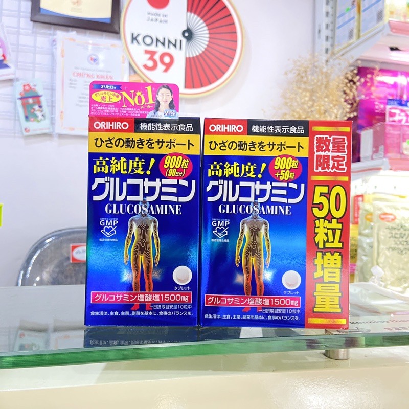 Viên uống bổ xương khớp Glucosamin Orihiro 900 viên  Nhật Bản