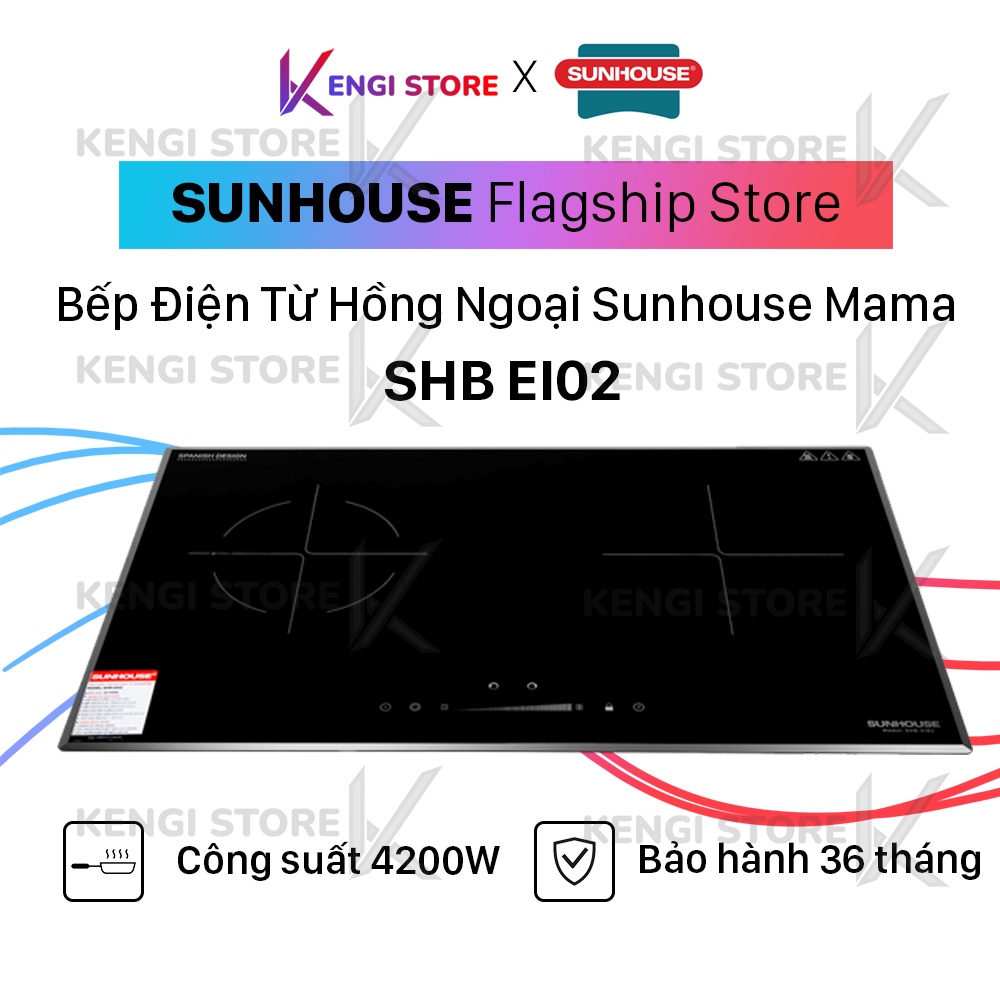 [Sunhouse Chính Hãng] Bếp Điện Từ Hồng Ngoại Cao Cấp Sunhouse Mama SHB EI02