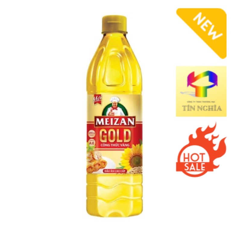 Dầu ăn cao cấp MEIZAN GOLD 1L - Chiên là mê - Giá khỏi chê