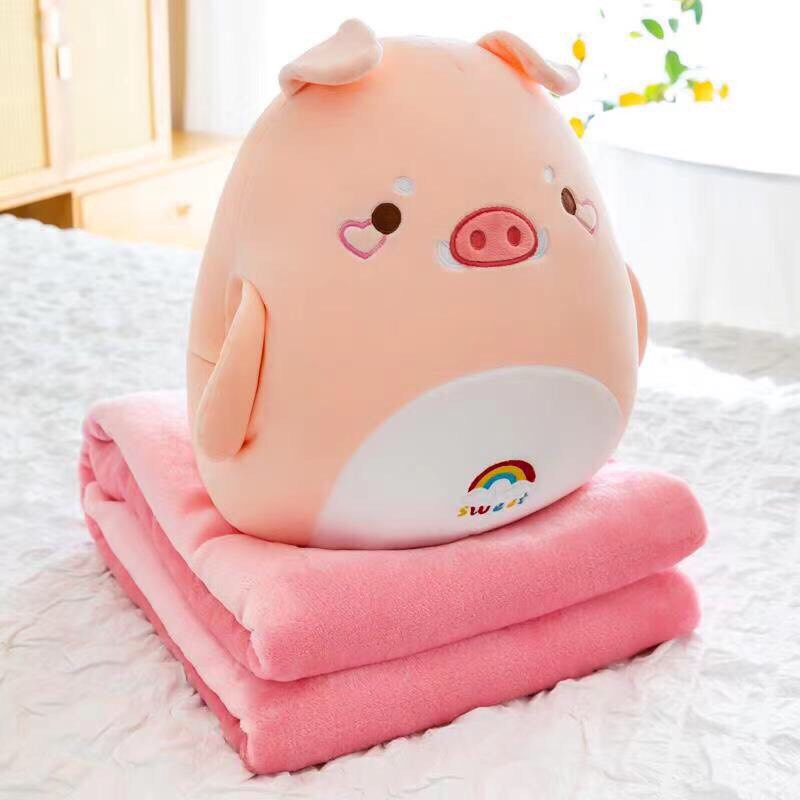 Bộ chăn gối văn phòng xinh, chăn gối có chăn