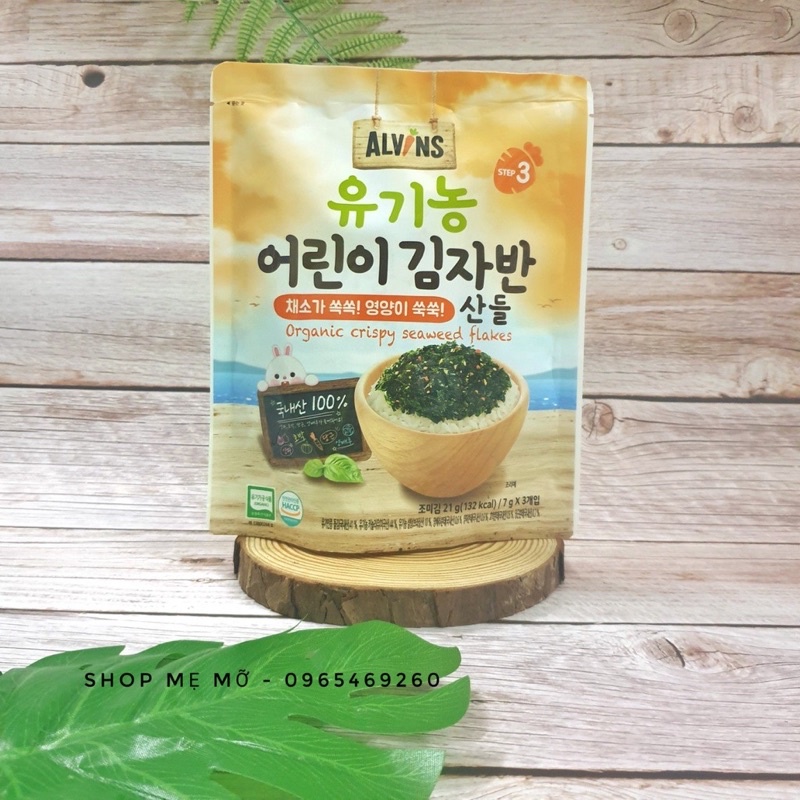 [ALVINS] Rong biển rắc cơm cho bé 21gr, rong biển trộn cơm cho bé