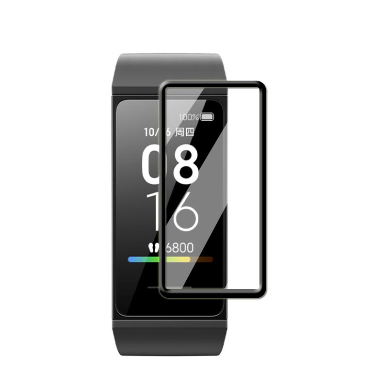 Miếng Dán Cường Lực Full Màn Hình Cong 3D Cho Redmi Smart Band 2 Pro Mi SmartBand 4C Và Phụ Kiện