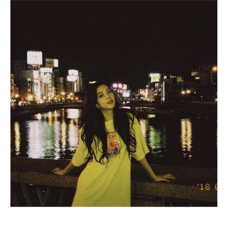 Áo thun Nerdy hình gấu Jisoo BLACKPINK, Taeyeon SNSD, Jungyeon TWICE, Sungjae BTOB, Namjoo APINK, DIA