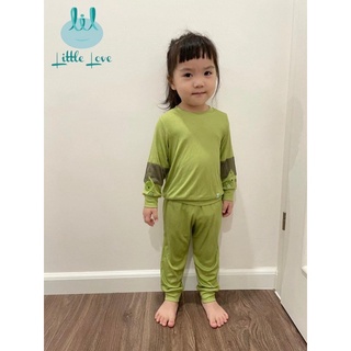 Bộ dài tay len tăm mềm cho bé
