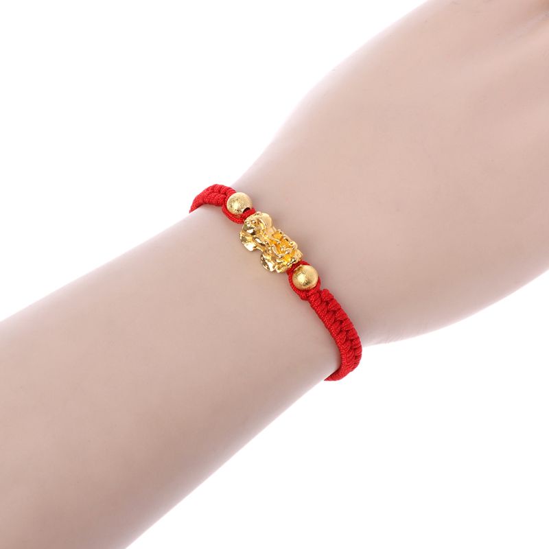 Flgo Vòng Tay Phong Thủy Pi Xiu Vàng Phong Thủy Trung Hoa Bảo Vệ Mắt
