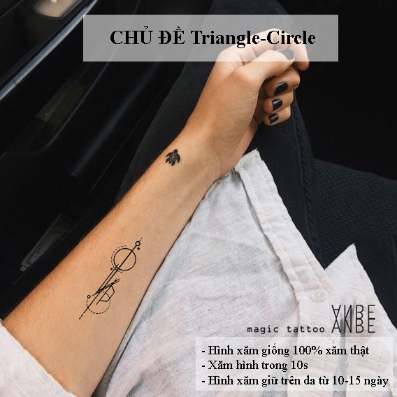 ANBE MAGIC TATTOO Hình xăm tạm thời giống thật 100% trong 10-15 ngày, chống nước và xà phòng