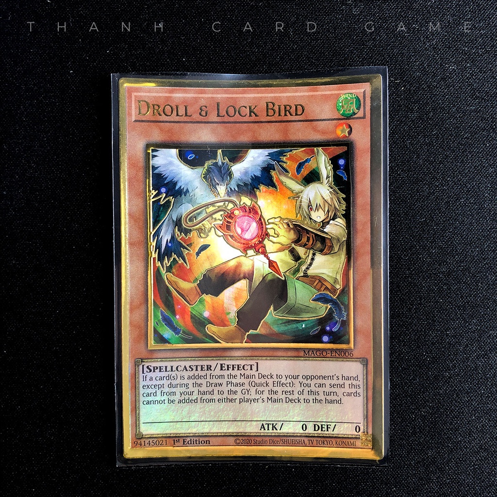Droll & Lock Bird (Alternate Art) MAGOEN006 Premium Gold Rare 1st Edition Shopee Việt Nam