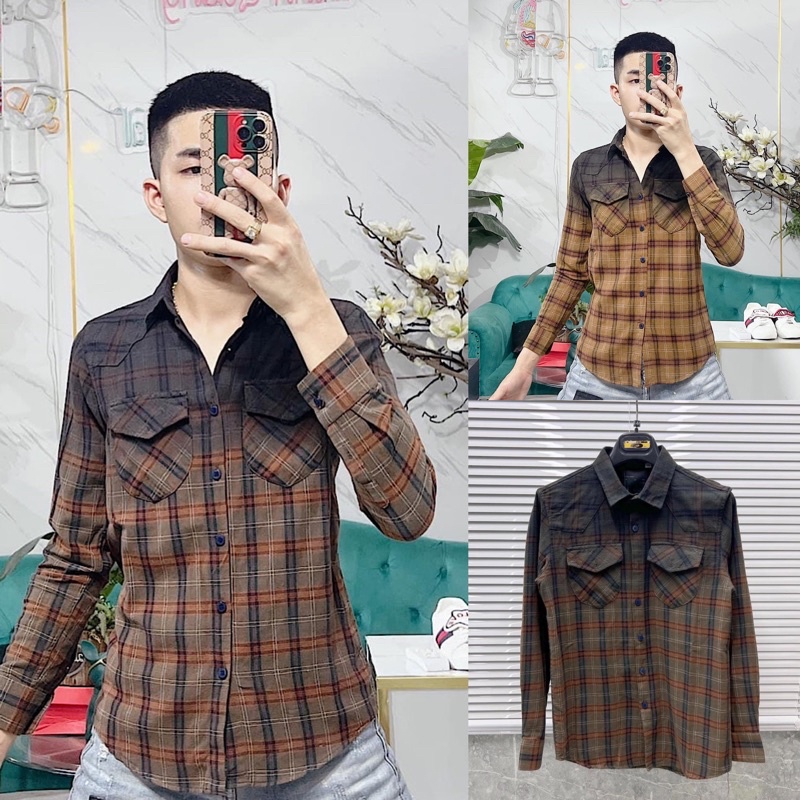 Sơ Mi Loang Chuẩn Ảnh Thật