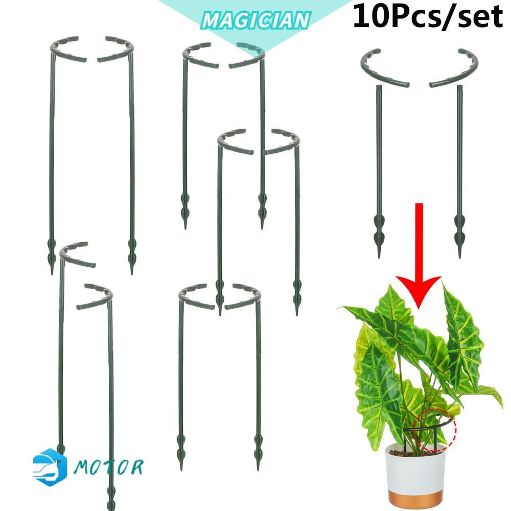 Bộ 10 Giá Đỡ Chậu Hoa Hình Chữ U Có Thể Tháo Rời Và Tái Sử Dụng