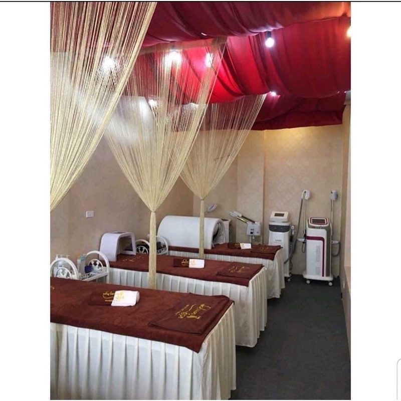 RÈM SỢI KIM TUYẾN SPA NHIỀU MÀU KT 3Mx3M