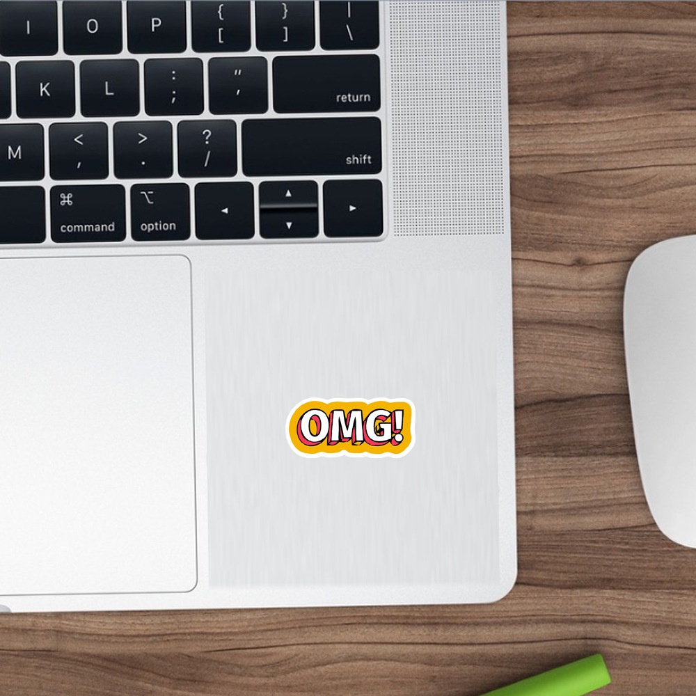 50 / 25 / 10 Miếng dán trang trí laptop / ván trượt in chữ tiếng Anh hoạt hình cá tính độc đáo