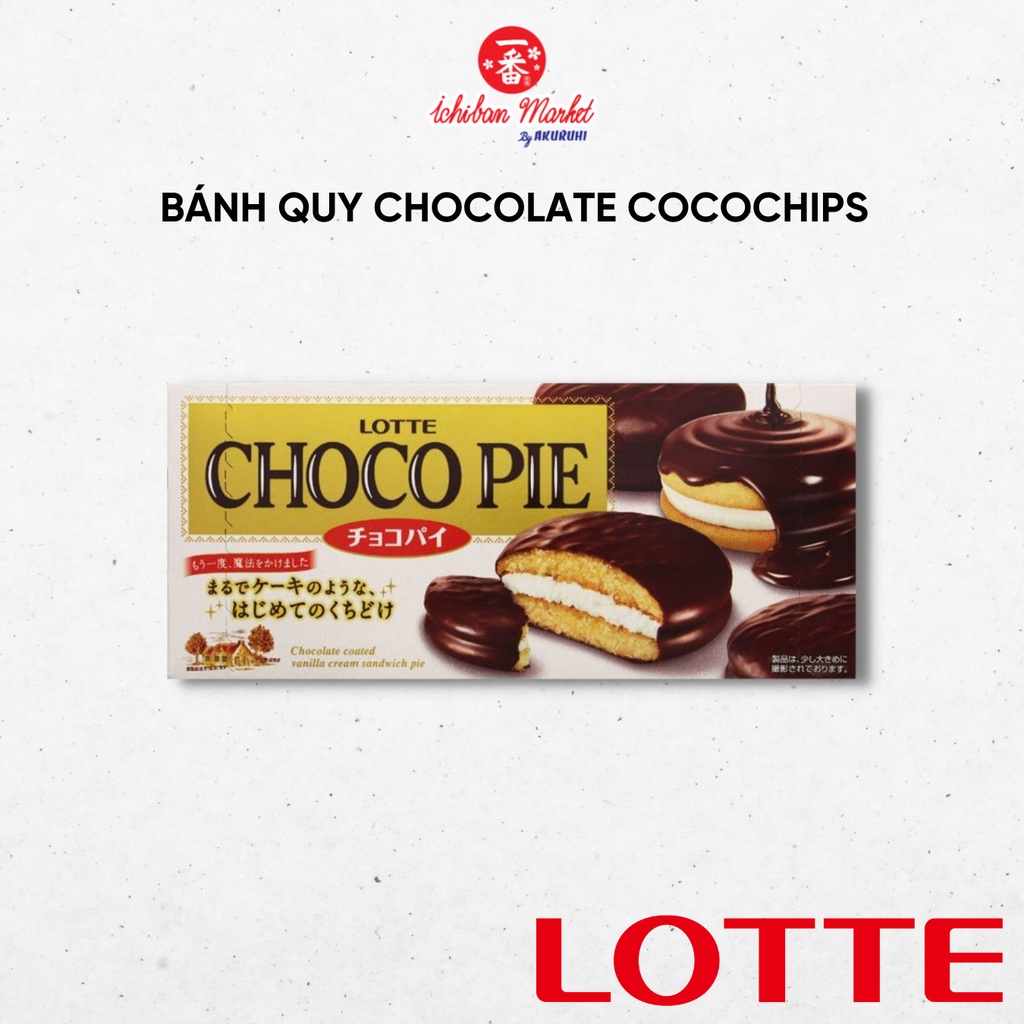 Bánh xốp nhân Chocolate Chocopie Lotte