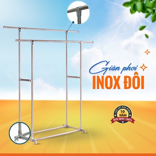 Giàn phơi inox đôi
