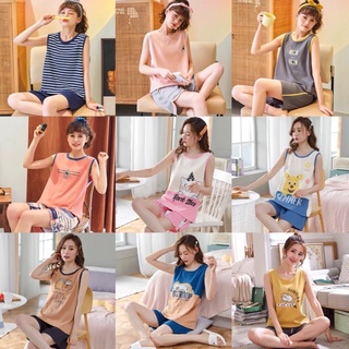 Bộ mặc nhà chất cotton mềm mịn