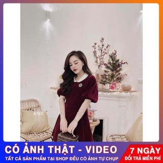Váy Công Chúa Cổ Sen 🛑FREESHIP🛑Giảm 30k Khi Nhập Mã [EMILY]  Váy Công Chúa Thiết Kế Thêu Ngực Điệu Đà - Hot Hit