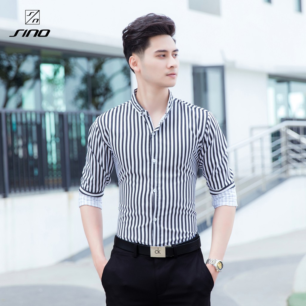 Áo Sơ Mi Nam Dài Tay Thời Trang - Thiết Kế Theo Style Cao Cấp