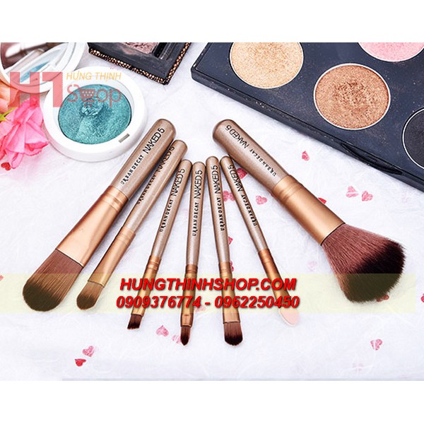 BỘ CỌ TRANG ĐIỂM NAKED5 (7 CÂY)