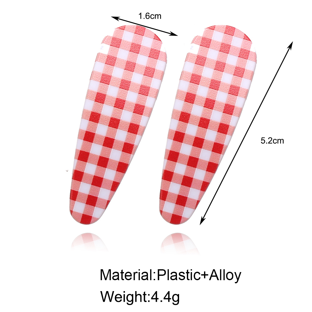 Kẹp Tóc Họa Tiết Chấm Bi Đơn Giản Phong Cách Hàn Quốc