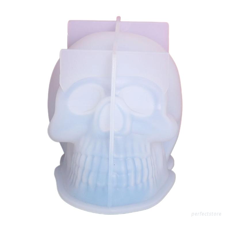 Khuôn Làm Nến Hình Đầu Lâu 3D Độc Đáo Siêu Bền Tiện Dụng Cho Gia Đình/ Bạn Bè