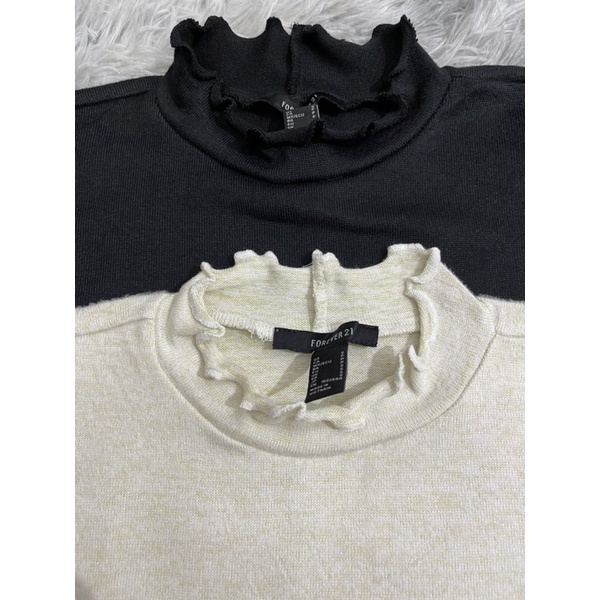 Áo len dệt kim chất liệu dầy dặn 2 màu