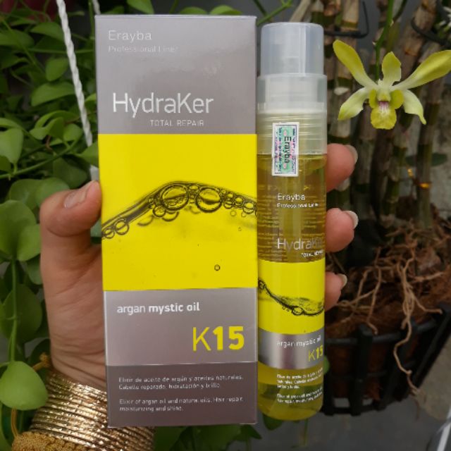 TINH DẦU ARGAN HUYỀN THOẠI HYDRAKER K15 ARGAN MYSTIC OIL ERAYBA