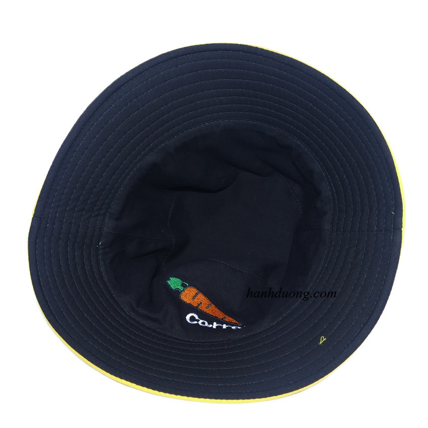 Nón vành nhỏ chống nắng tốt thêu hình của Carrot, đội được 2 mặt độc đáo