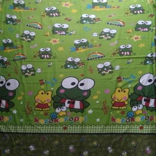 Tấm Vải Cotton In Hình Keroppi Độc Đáo