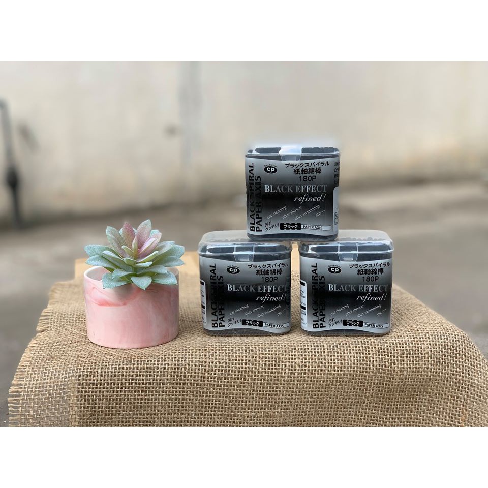 Hộp bông ngoáy tai 100% cotton hàng nội địa Nhật Bản
