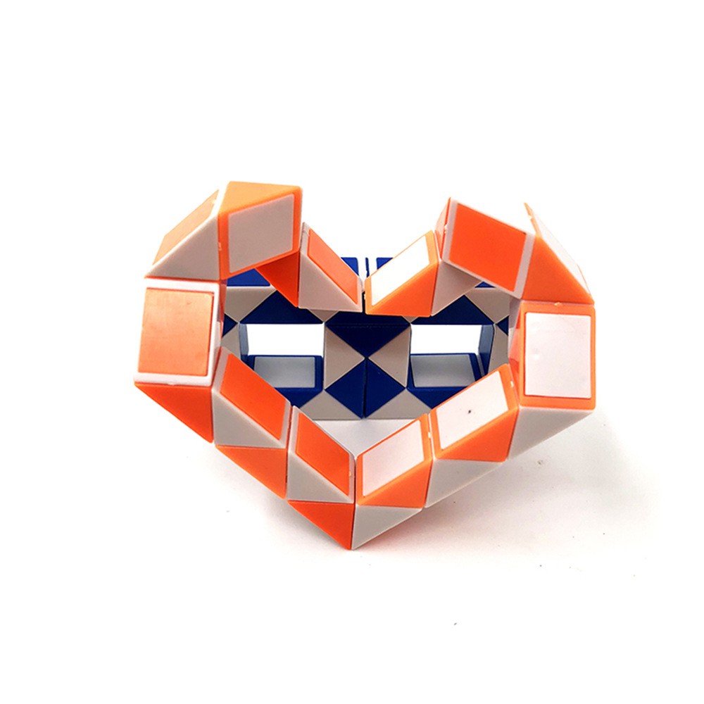 Đồ chơi xếp hình rubik 3D thần kì hình con rắn mini