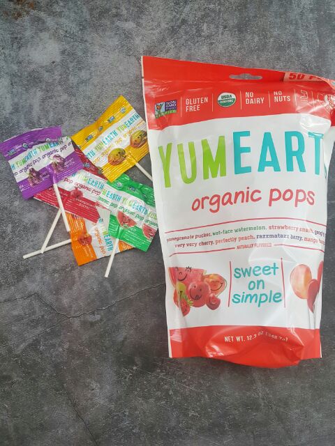 [YUMEARTH] KẸO MÚT HỮU CƠ 10 que lẻ | BigBuy360 - bigbuy360.vn