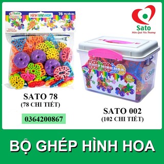 Bộ đồ chơi Ghép hình hoa cho bé