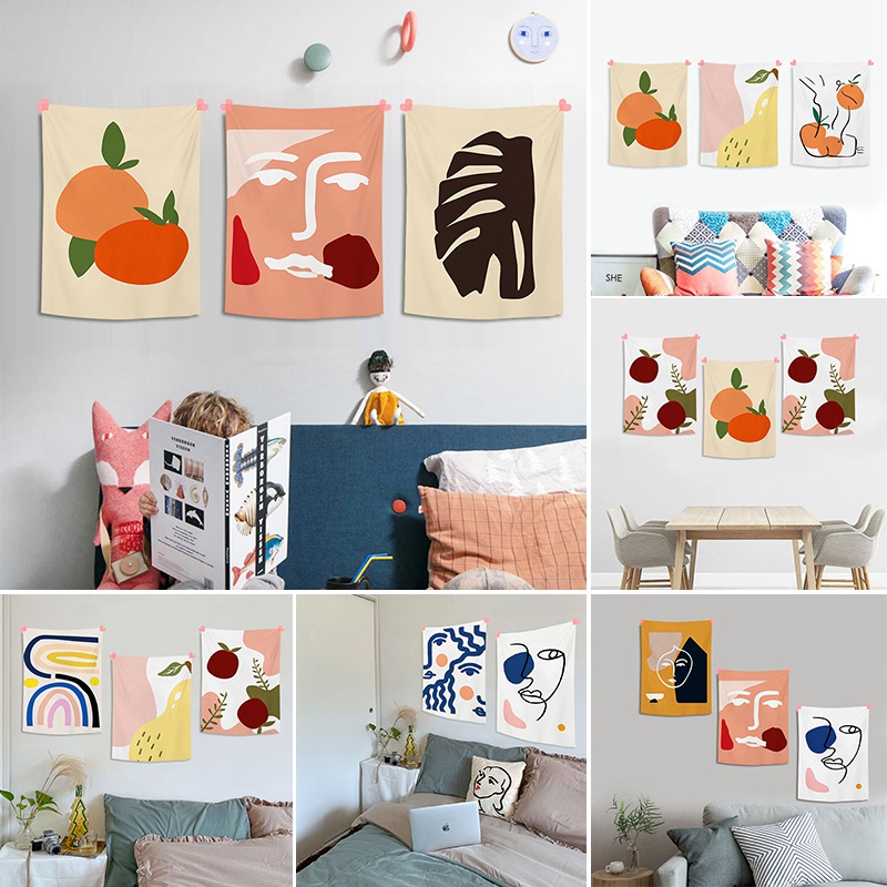 Thảm Treo Tường Trang Trí Kích Thước 30x40cm Phong Cách Bắc Âu | BigBuy360 - bigbuy360.vn