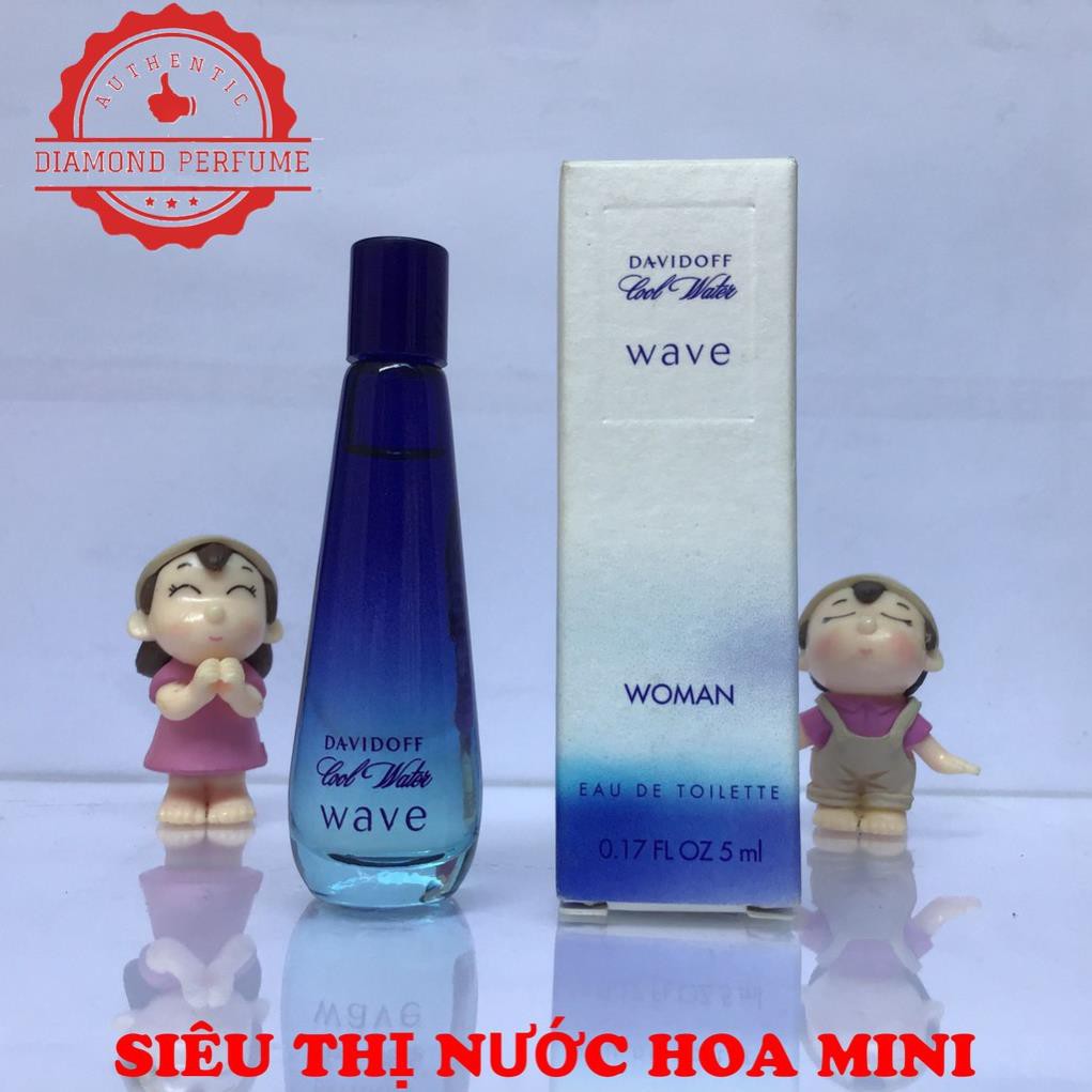 [ AUTH ] [ mini ] Nước hoa nữ Davidoff Cool Water Wave Woman EDT 5ml