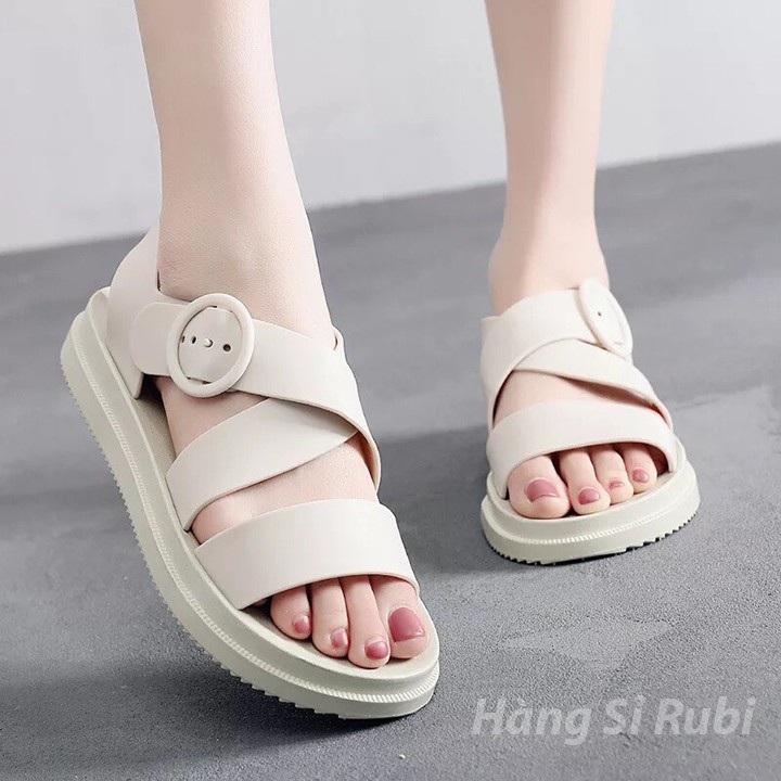 [Freeship] Giày Nữ GIÁ RẺ Sandal CHỐNG NƯỚC Giày sandal, Dép quai hậu đi học phong cách trẻ trung Siêu Bền