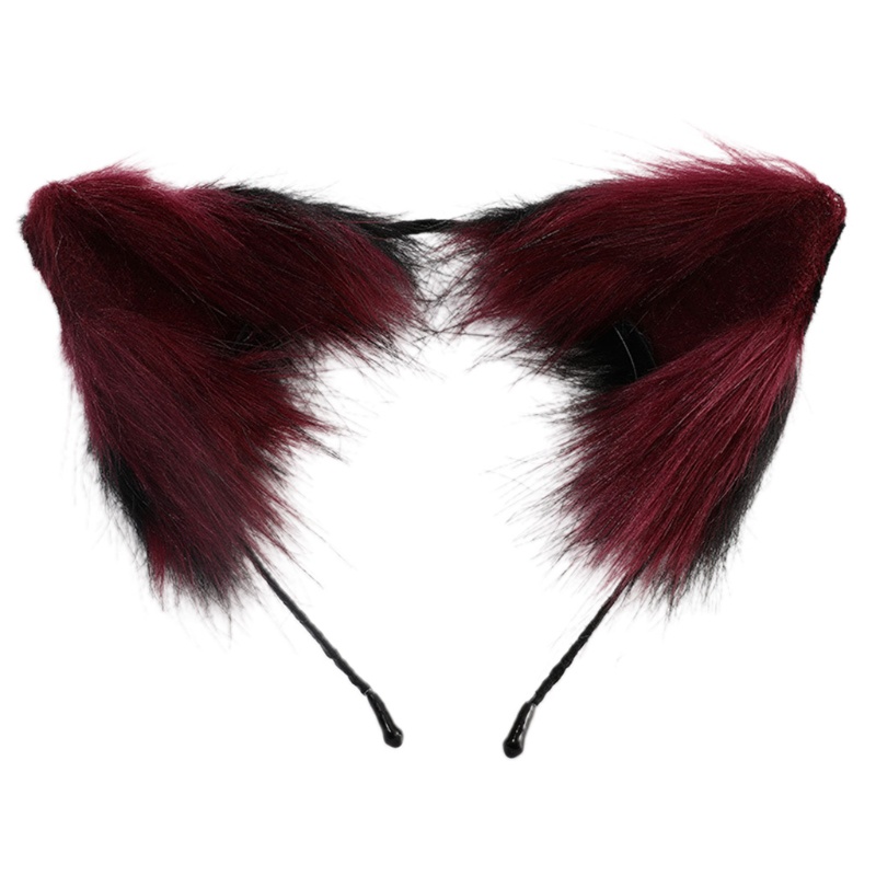 Băng Đô Tai Mèo Phối Lông Xù Đáng Yêu Dành Cho Hóa Trang Halloween