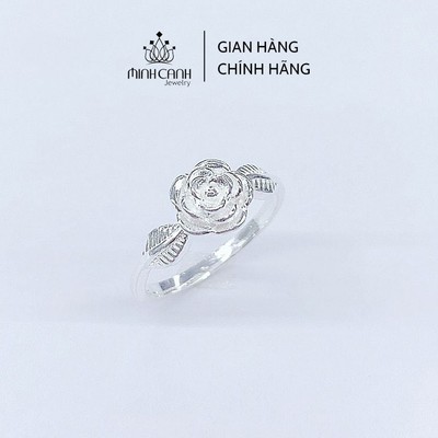 Nhẫn Bạc Nữ Hình Hoa Hồng - Minh Canh Jewelry