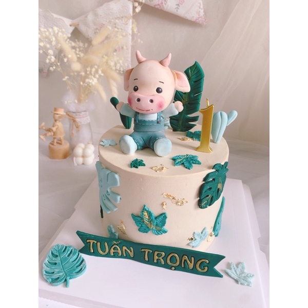 Set khuôn cắt lá nhiệt đới fondant/đất sét