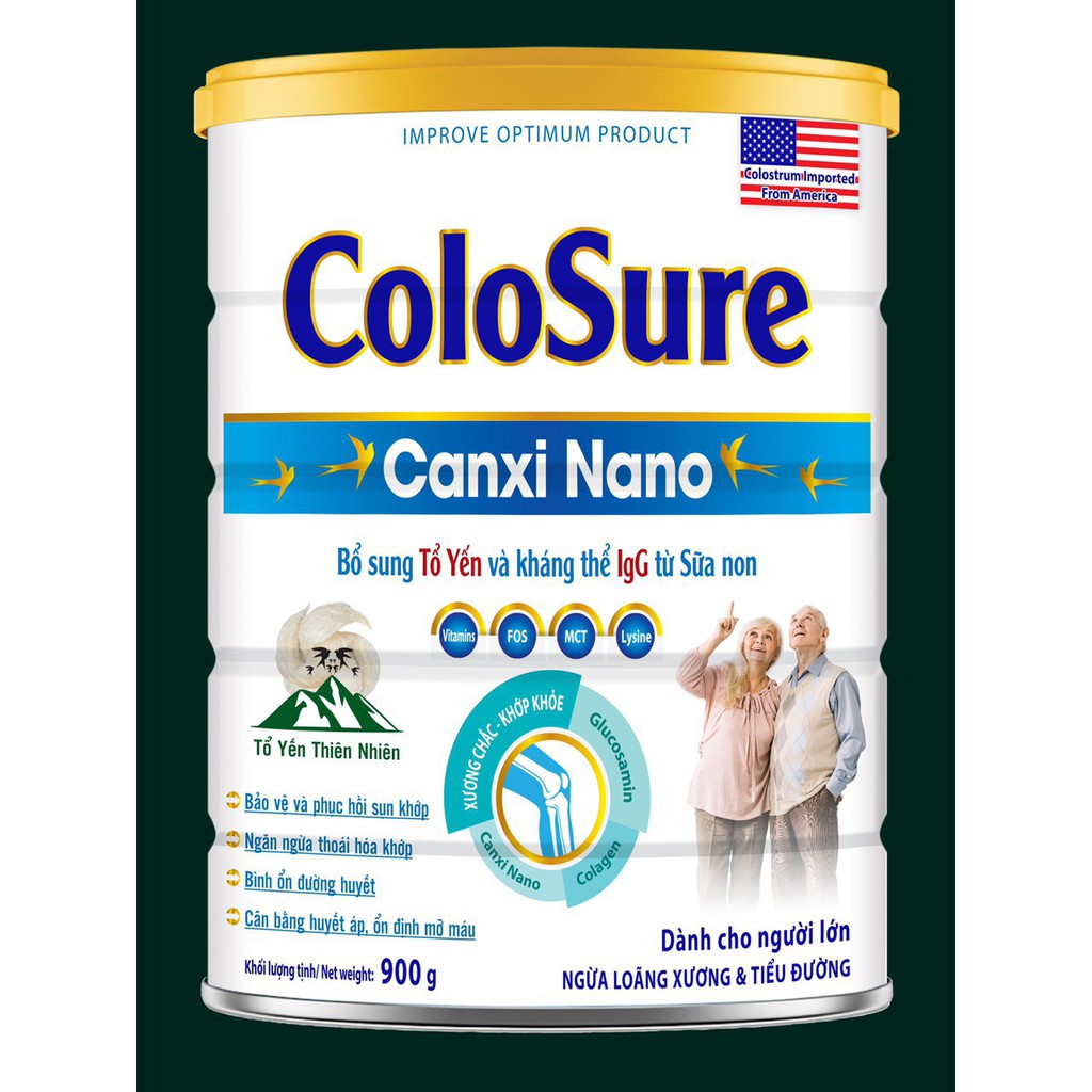 SỮA COLOSURE CANXI NANO DÀNH CHO NGƯỜI LỚN