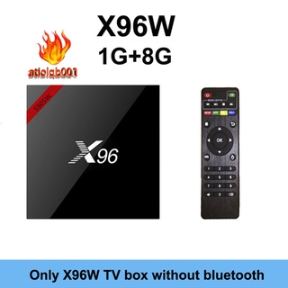 Tv Box X96W Android 7.1 Amlogic S905W Quad Core H.265 4k 2.4ghz Wifi Media Player X96W 1gb + 8gb (Eu)